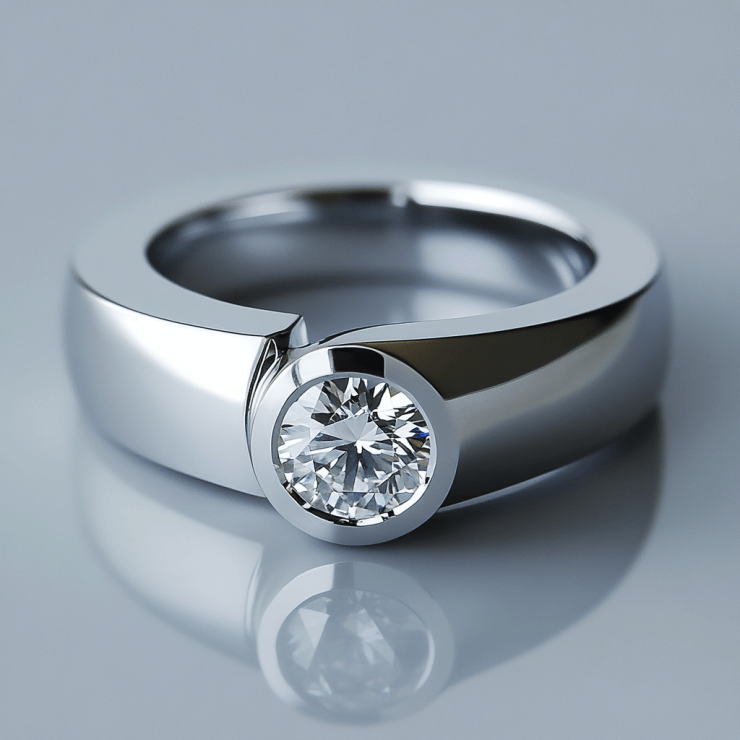 Minimalistischer Spannring