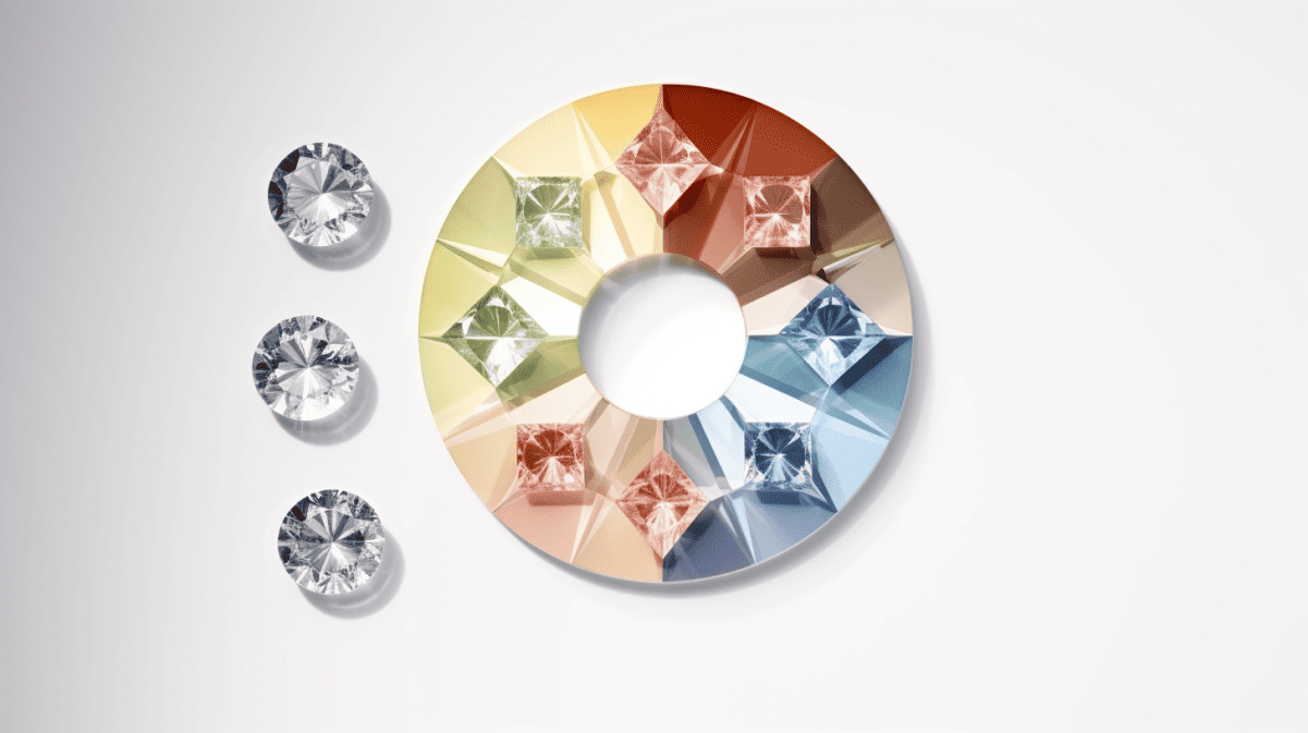 Die vier C's eines Diamanten